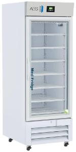Premier pharmacy refrigerator, upright with glass door, 26 CF