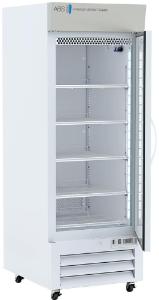 Standard pharmacy refrigerator, upright with solid door, 26 CF