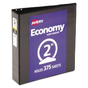 Avery® Economy Vinyl Round Ring View Binder