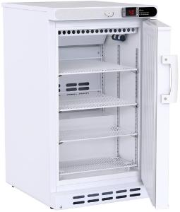 Built-in undercounter pharmacy refrigerator, solid door