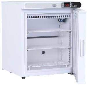 Countertop pharmacy refrigerator, solid door, 1 CF