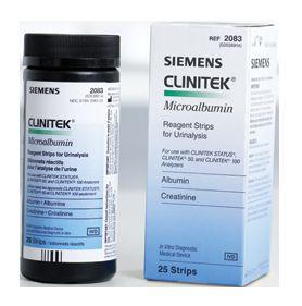 CLINITEK® Microalbumin Urinalysis Reagent Test Strips, Siemens Healthineers