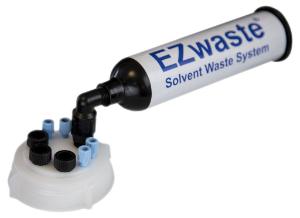 EZwaste® UN/DOT 70 mm Cap Assembly for HPLC Solvent Waste, Carbon Air Filter, Foxx Life Sciences