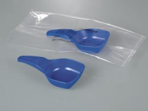 Burkle SteriPlast® Blue dosing spoons individually packaged