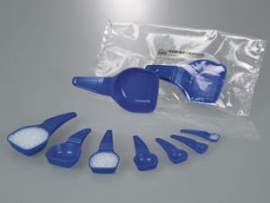 Burkle LaboPlast®/SteriPlast® Blue dosing spoons product range