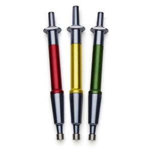 mlA D-tipper pipettors, red, yellow, green