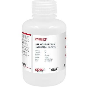 USP 232 revision 40, parenteral 2B mix 1 elemental impurities