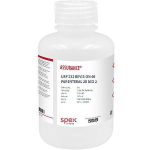 USP 232 revision 40, parenteral 2B mix 2 elemental impurities
