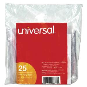 Universal® Hanging File Folder Plastic Index Tabs