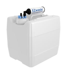 EZwaste® UN/DOT 13.5 L Closed System for HPLC Solvent Waste, HDPE Disposable Container, Foxx Life Sciences