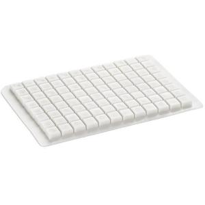 Sealing mat for square 96-well reinforced microplate