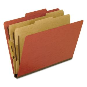 Folder, 2 divison, red
