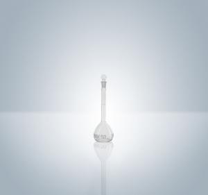 Volumetric Flasks with [ST] Glass Stopper, Class A, Serialized and Certified, Hirschmann