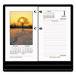 AT-A-GLANCE® Full-Color Photographic Daily Calendar Refill, Essendant