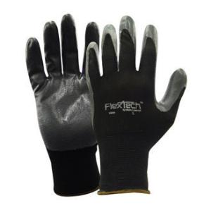 FlexTech Gloves Synthetic Seamless Knit with Nitrile Palm Wells Lamont