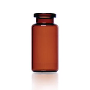 Type I amber serum vial, sterile, 10 ml