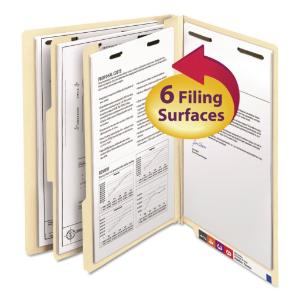 Smead® Manila End Tab Classification Folders