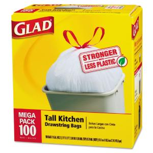 Glad® Tall Kitchen Drawstring Trash Bags