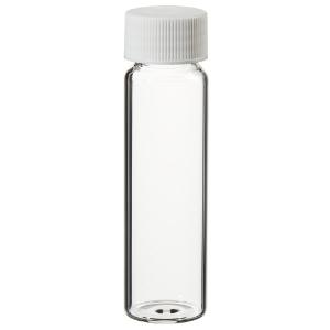 Clear VOA glass vials with closed-top cap