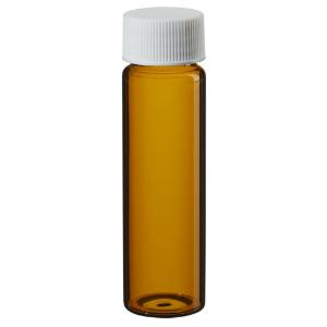 Amber VOA glass vials with closed-top cap