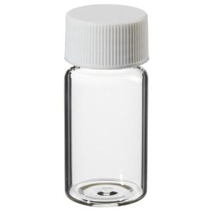 Clear VOA glass vials with closed-top cap