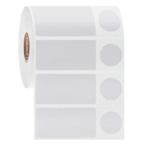 Paper labels for direct thermal printers, white