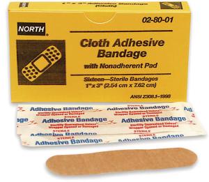 Adhesive Cloth Bandages, Honeywell Safety