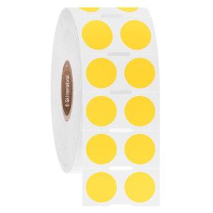 Paper labels for direct thermal printers, yellow