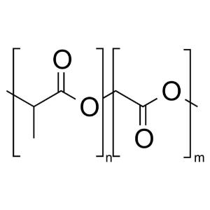 Poly (D,L-lactide-co-glycolide), 50:50, IV 1.0 dl/g, Polysciences