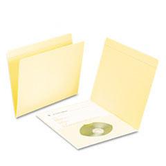 Smead® Top Tab File Folders With Inside Pocket and Media Holder