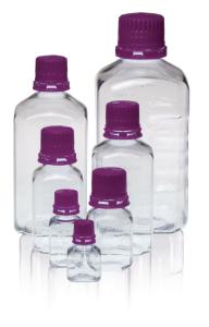 VWR® Square PETG Media Bottles