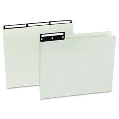 Smead® Recycled Heavy Pressboard File Folders With Insertable Metal Tabs