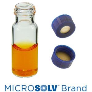 Clr 2 ml vials&preslit sil/PTFE septa