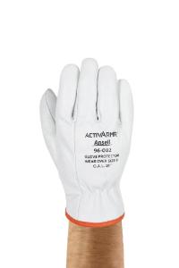 Goatskin leather gloves