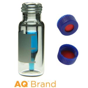 Vials 300 µl clr vials&PTFE/sil/PTFE 9 mmd