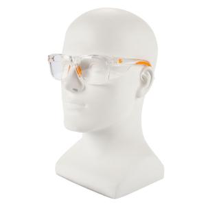 Safety Glass, Clear with Orange Tips