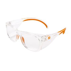 Safety Glass, Clear with Orange Tips