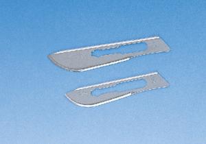 Bard-Parker® Rib-Back™ Carbon Steel Scalpel Blades, Nos. 20–22, Sterile, Aspen Surgical