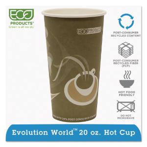 Eco-Products® Evolution World™ 24% PCF Hot Drink Cups, Essendant