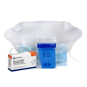 Eye and Face Shield Kit with Gloves, First Aid Only