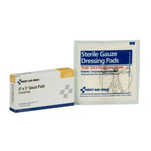 Sterile Gauze Pads, First Aid Only