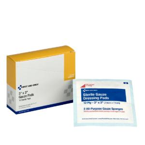 Sterile Gauze Pads, First Aid Only