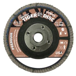 Tiger Disc Flat Style Flap Discs, Weiler