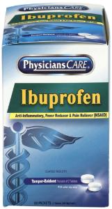 PhysiciansCare Ibuprofen Pain Reliever Medication, 200 mg, First Aid Only