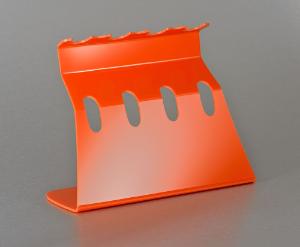 Universal linear stand for four pipettors, orange