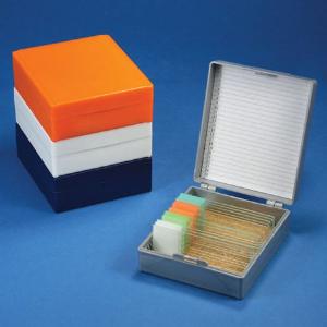 Microscope Slide Storage Boxes for 25 Slides, Globe Scientific