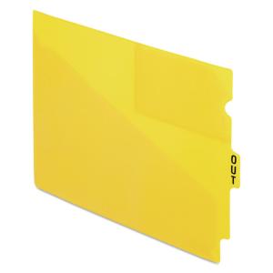 Pendaflex® Colored Vinyl Outguides with Center Tab