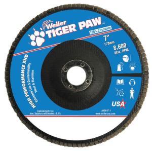 Tiger Paw Super High Density Flap Discs, Weiler®