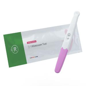 hCG pregnancy midstream test cassette