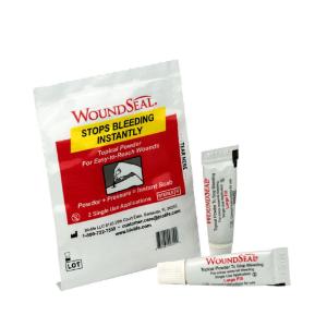 Wound Seal Blood Clot Powder Pour Packs, First Aid Only